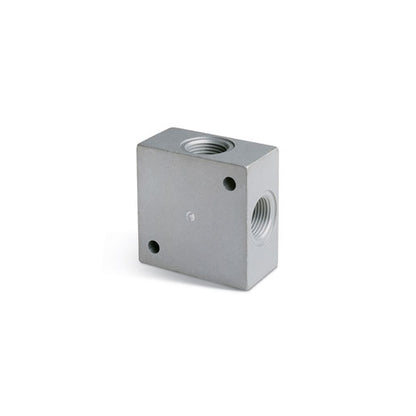 Colector 4 Vías con orificios de fijación 3033 3/8