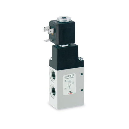 Electroválvula 3/2 vías, G1/4 monoestable 334-015-02