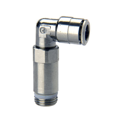 Racor codo macho giratorio largo BSPP Sprint 6525 8-1/8