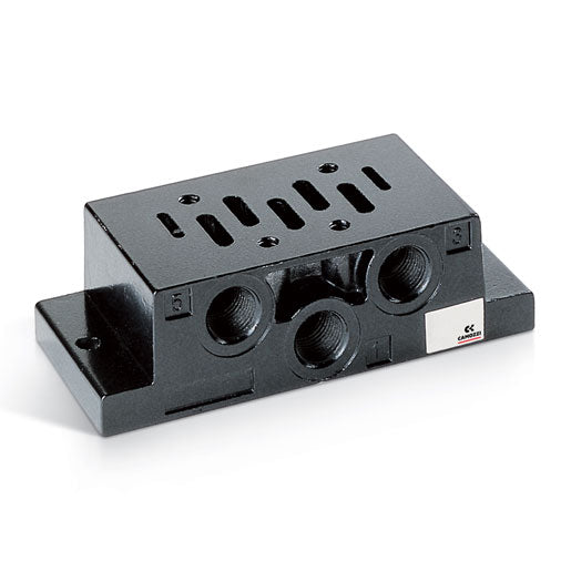 Placa base individual salida lateral (VDMA 24345) 901-F1A