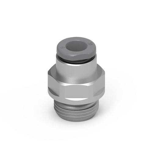 Conector recto macho 1/4 G6512 6-1/4