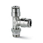 Racor T macho giratorio lateral BSPP Sprint 3/8 S6440 12-3/8