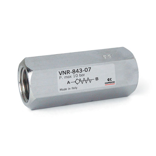 Válvula Unidireccional Camozzi Serie Vnr-843-07